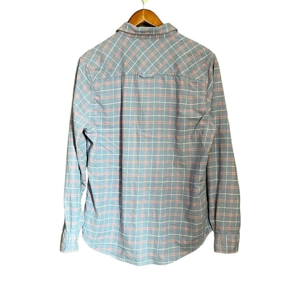 Pd & c plaid flannel shirt. Slim fit size large - Picture 9 of 10